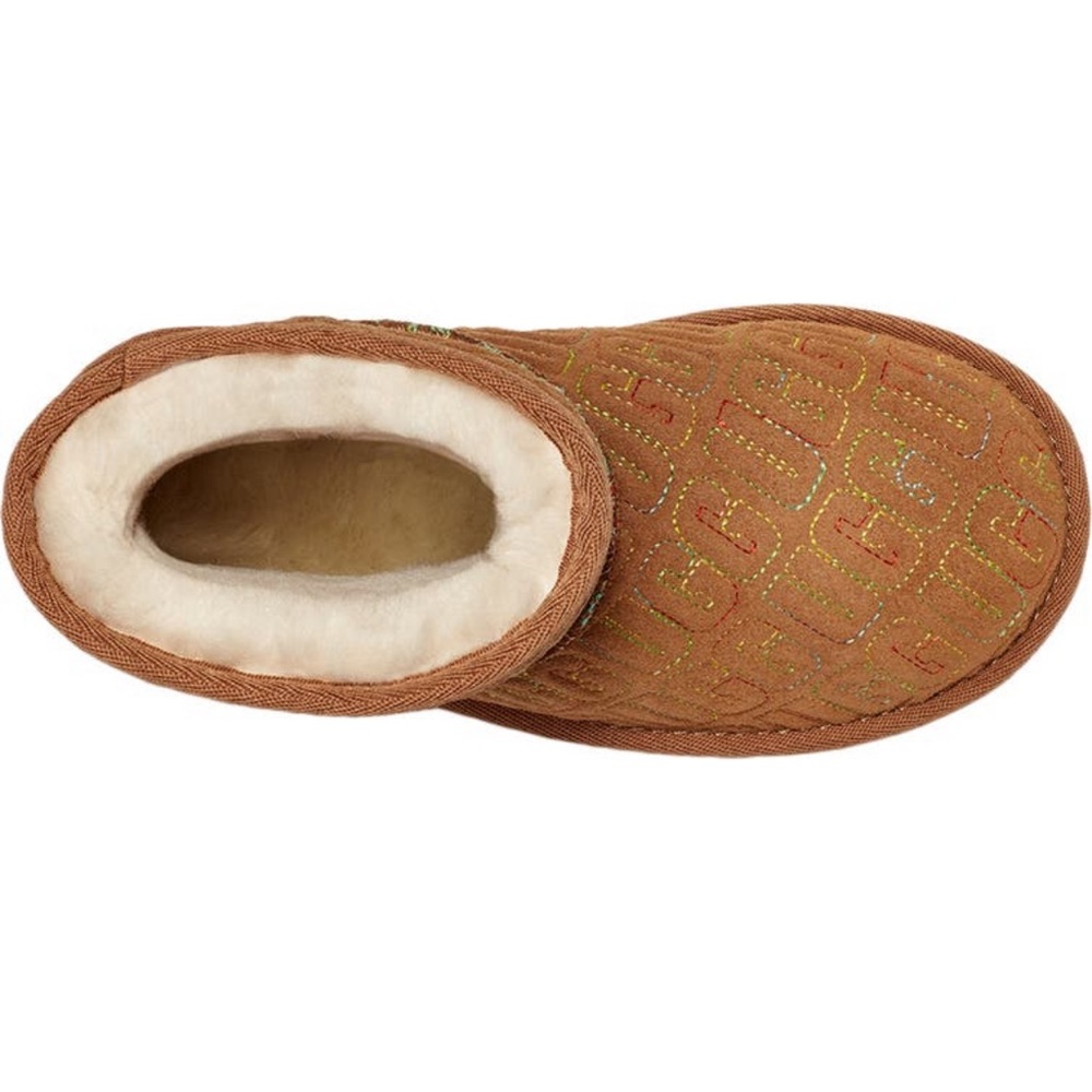 UGG Kids Classic II Graphic Stitch Short Boot - Picture 4 of 7